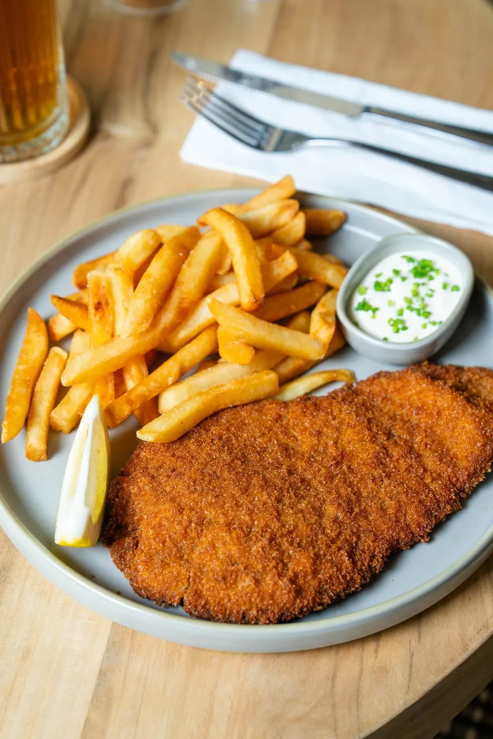 Milanesa clásica en CHAK, La Veleta, Tulum